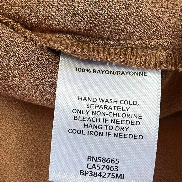 BP Nordstrom Womens Tan High Low Tunic Top Size S Small - Picture 5 of 5